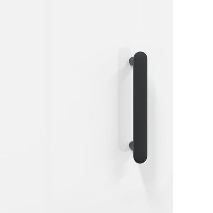 Skříň Highboard Lesklá Bílá 69,5 X 31 X 115 Cm Kompozitní Dřevo