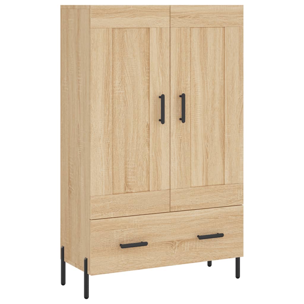 Skříň Highboard Dub Sonoma 69,5 X 31 X 115 Cm Kompozitní Dřevo
