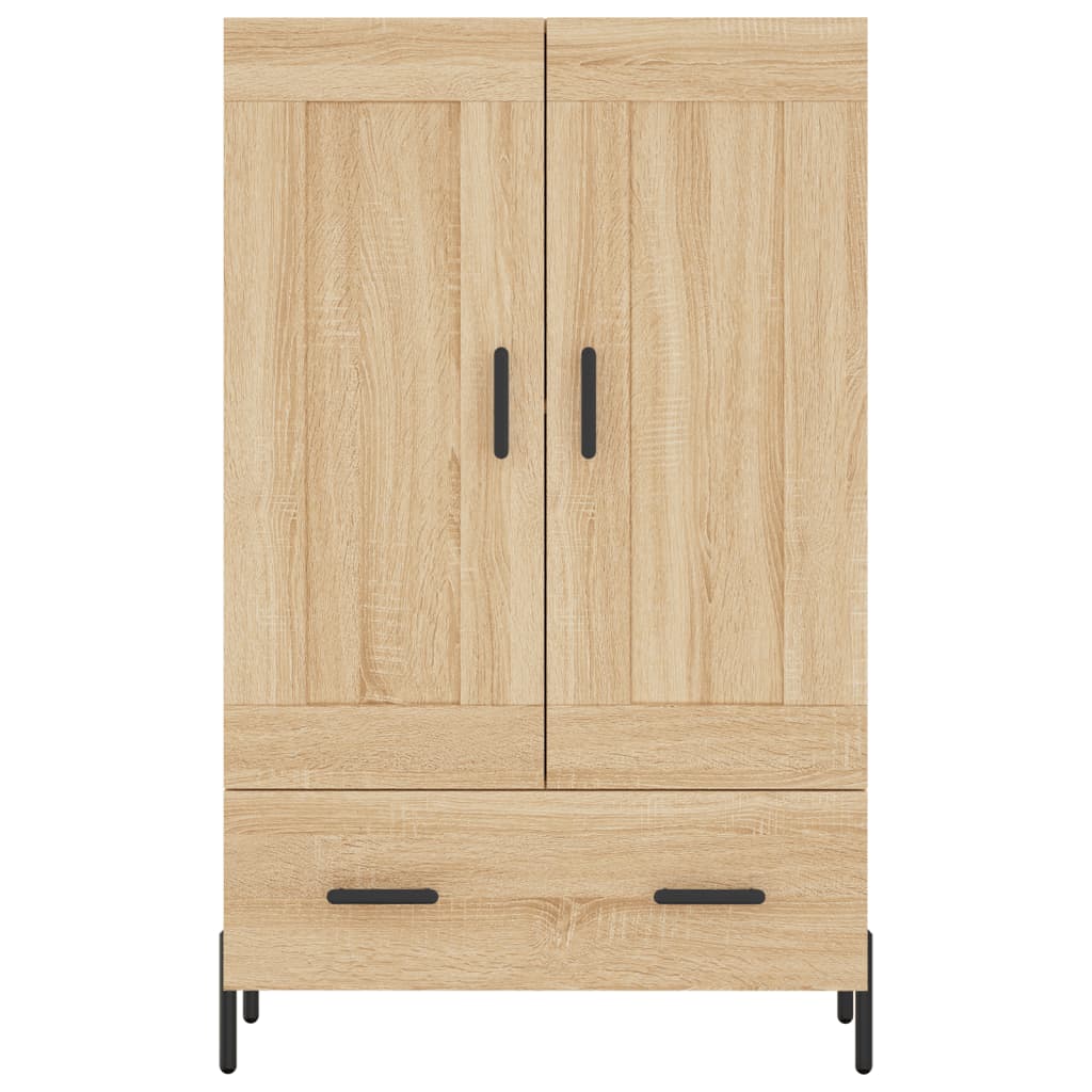 Skříň Highboard Dub Sonoma 69,5 X 31 X 115 Cm Kompozitní Dřevo