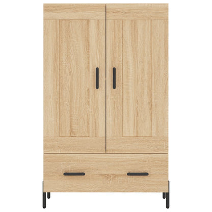 Skříň Highboard Dub Sonoma 69,5 X 31 X 115 Cm Kompozitní Dřevo