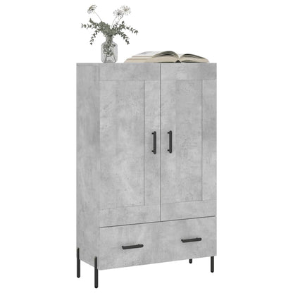 Skříň Highboard Betonově Šedá 69,5X31X115 Cm Kompozitní Dřevo