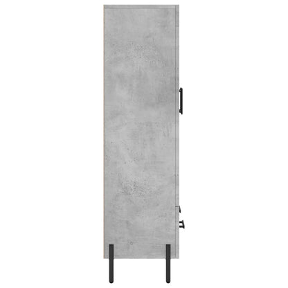 Skříň Highboard Betonově Šedá 69,5X31X115 Cm Kompozitní Dřevo
