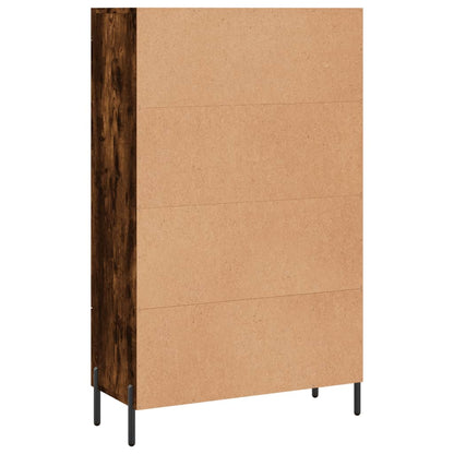 Skříň Highboard Kouřový Dub 69,5 X 31 X 115 Cm Kompozitní Dřevo