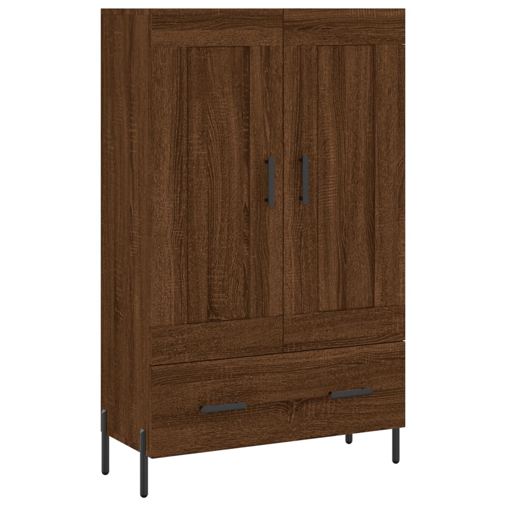 Skříň Highboard 69,5 X 31 X 115 Cm Kompozitní Dřevo