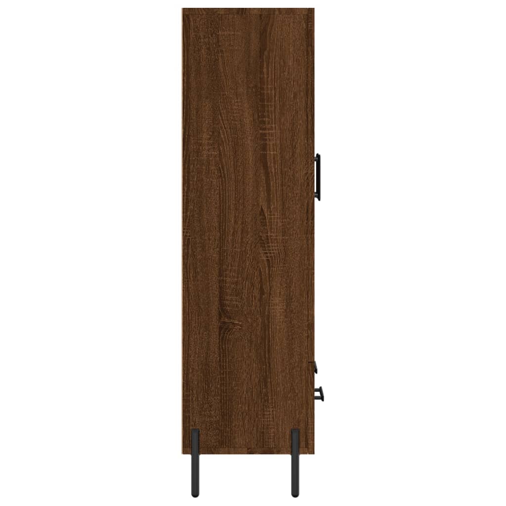 Skříň Highboard 69,5 X 31 X 115 Cm Kompozitní Dřevo