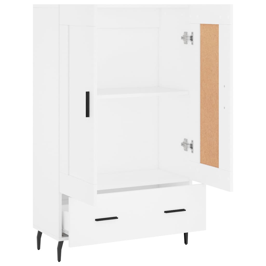 Skříň Highboard 69,5 X 31 X 115 Cm Kompozitní Dřevo