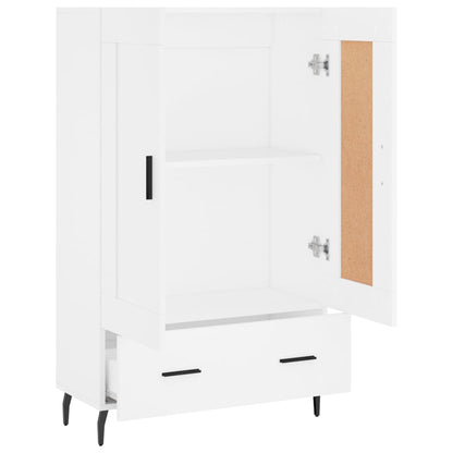 Skříň Highboard 69,5 X 31 X 115 Cm Kompozitní Dřevo