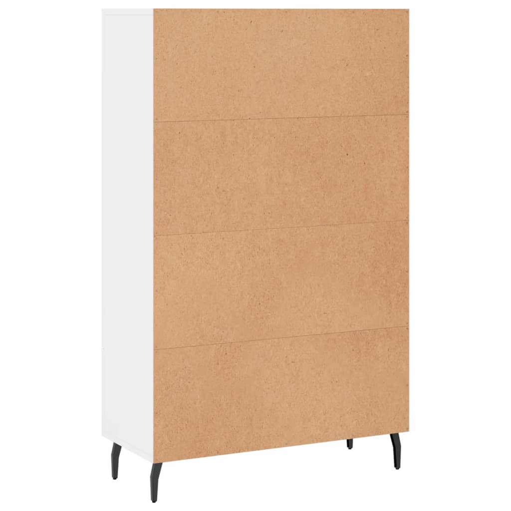 Skříň Highboard 69,5 X 31 X 115 Cm Kompozitní Dřevo