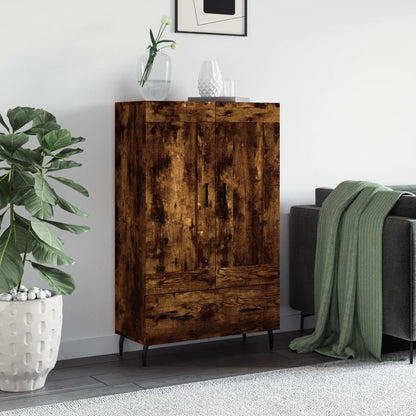 Skříň Highboard 69,5 X 31 X 115 Cm Kompozitní Dřevo