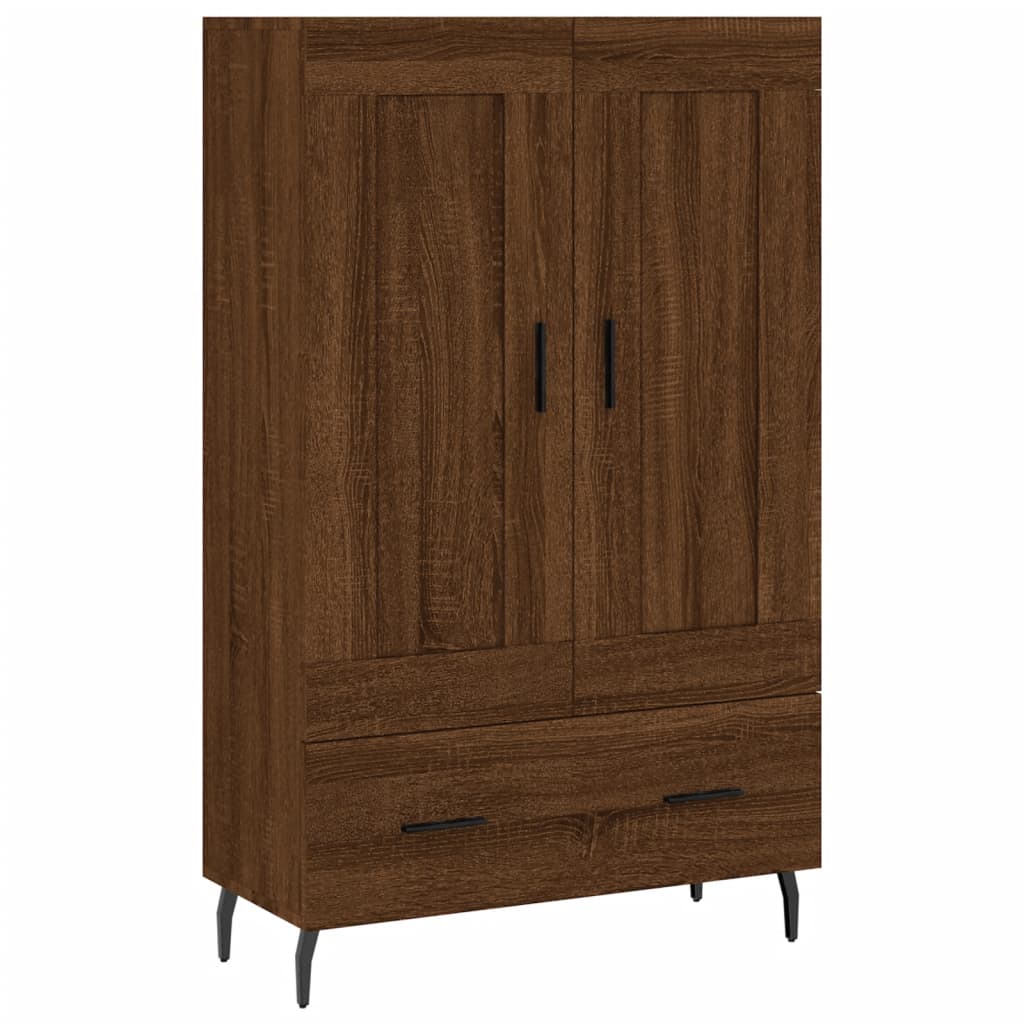 Skříň Highboard 69,5 X 31 X 115 Cm Kompozitní Dřevo