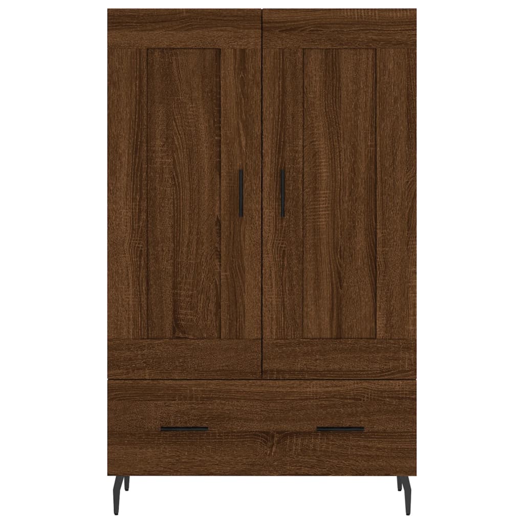 Skříň Highboard 69,5 X 31 X 115 Cm Kompozitní Dřevo