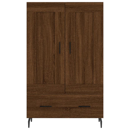 Skříň Highboard 69,5 X 31 X 115 Cm Kompozitní Dřevo