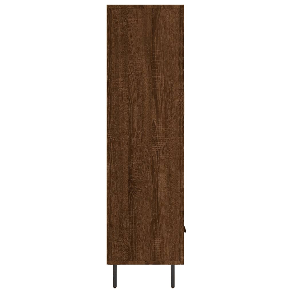Skříň Highboard 69,5 X 31 X 115 Cm Kompozitní Dřevo