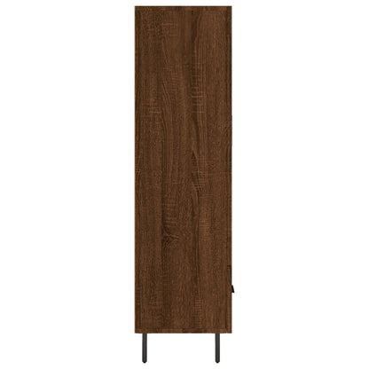 Skříň Highboard 69,5 X 31 X 115 Cm Kompozitní Dřevo