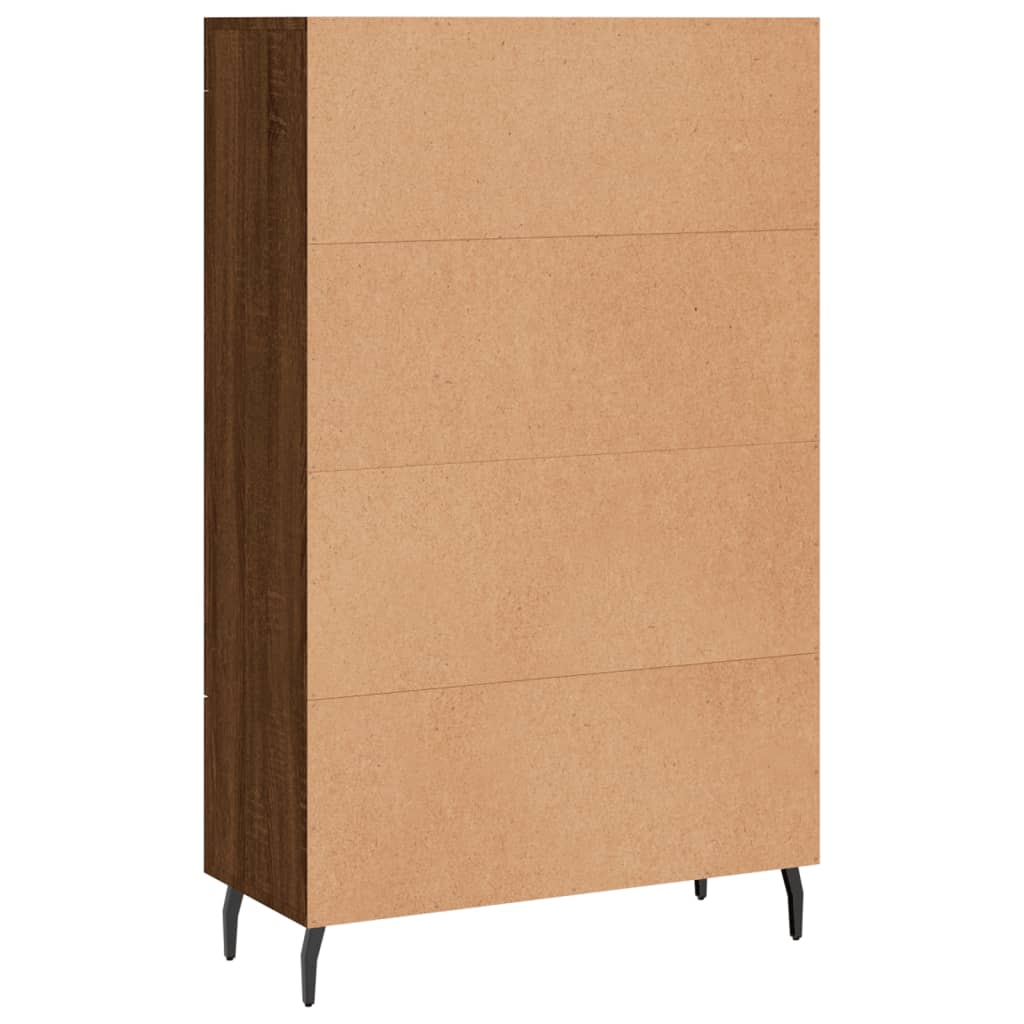 Skříň Highboard 69,5 X 31 X 115 Cm Kompozitní Dřevo