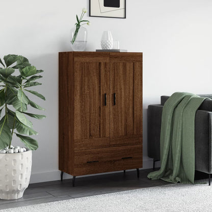 Skříň Highboard 69,5 X 31 X 115 Cm Kompozitní Dřevo