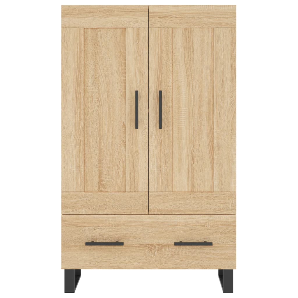 Skříň Highboard 69,5 X 31 X 115 Cm Kompozitní Dřevo