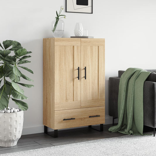 Skříň Highboard 69,5 X 31 X 115 Cm Kompozitní Dřevo