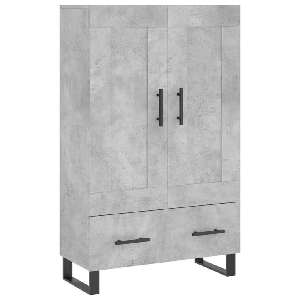 Skříň Highboard Betonově Šedá 69,5X31X115 Cm Kompozitní Dřevo