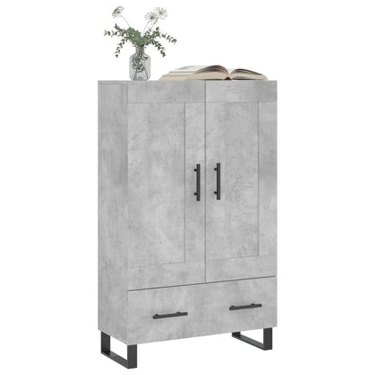 Skříň Highboard Betonově Šedá 69,5X31X115 Cm Kompozitní Dřevo