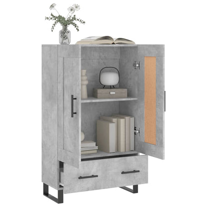 Skříň Highboard Betonově Šedá 69,5X31X115 Cm Kompozitní Dřevo