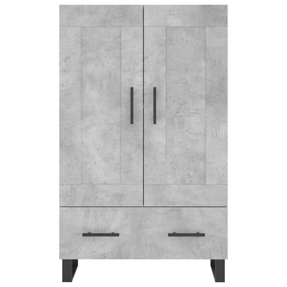 Skříň Highboard Betonově Šedá 69,5X31X115 Cm Kompozitní Dřevo