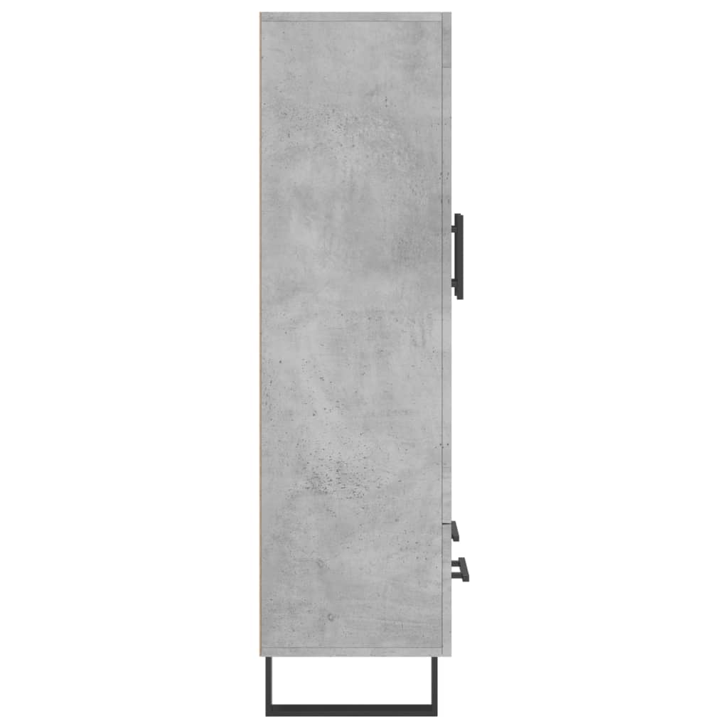 Skříň Highboard Betonově Šedá 69,5X31X115 Cm Kompozitní Dřevo
