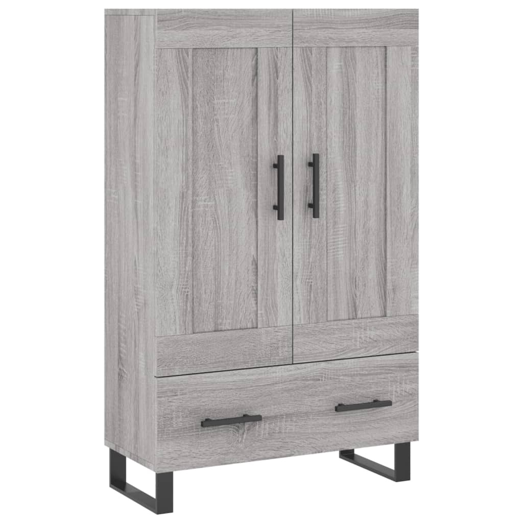 Skříň Highboard Šedá Sonoma 69,5 X 31 X 115 Cm Kompozitní Dřevo