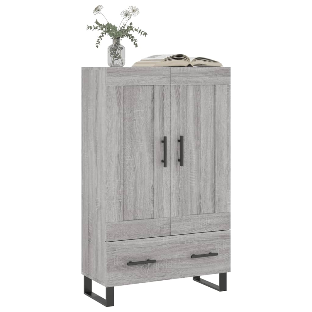 Skříň Highboard Šedá Sonoma 69,5 X 31 X 115 Cm Kompozitní Dřevo