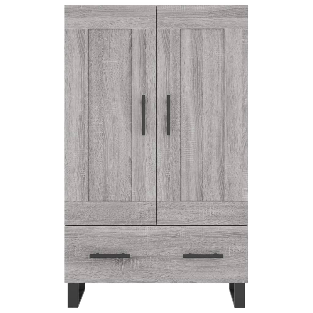 Skříň Highboard Šedá Sonoma 69,5 X 31 X 115 Cm Kompozitní Dřevo