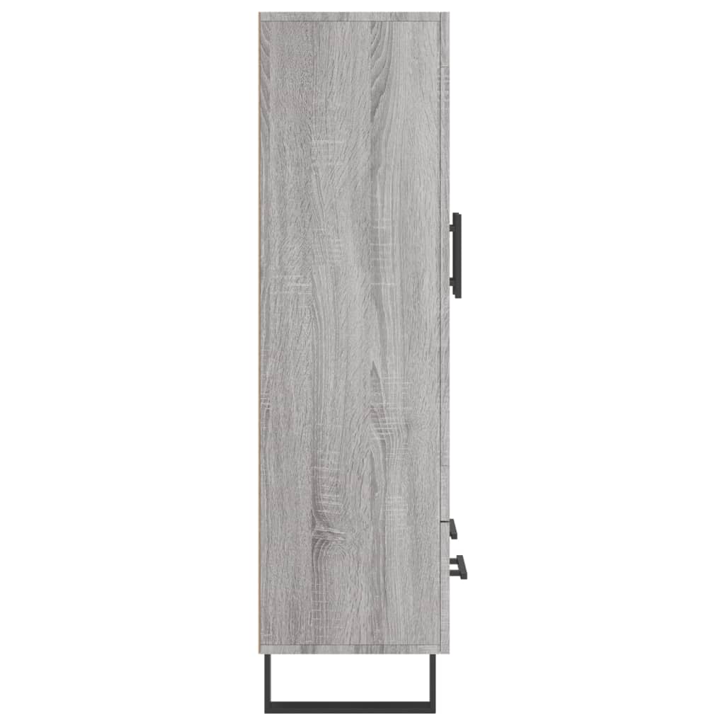 Skříň Highboard Šedá Sonoma 69,5 X 31 X 115 Cm Kompozitní Dřevo