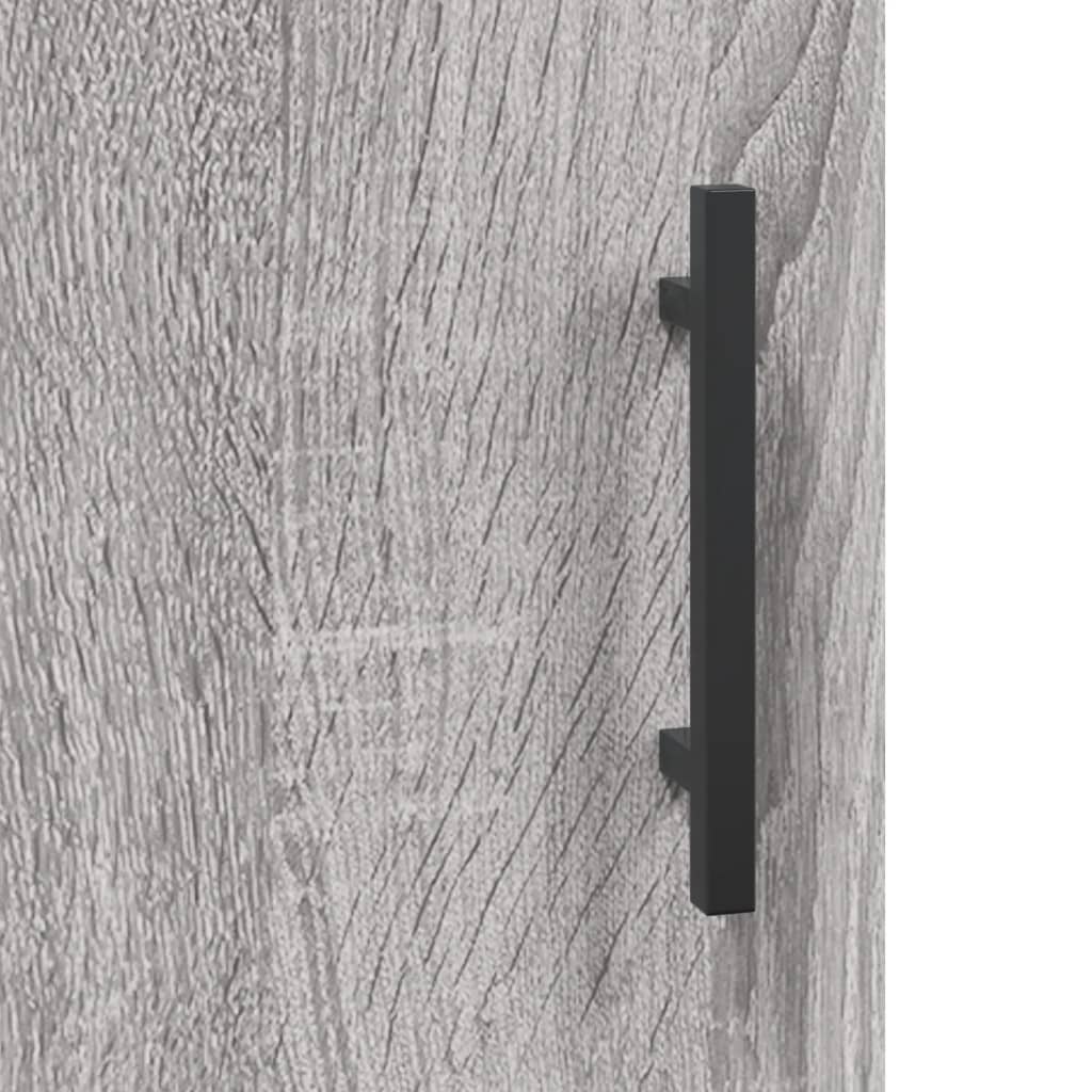 Skříň Highboard Šedá Sonoma 69,5 X 31 X 115 Cm Kompozitní Dřevo