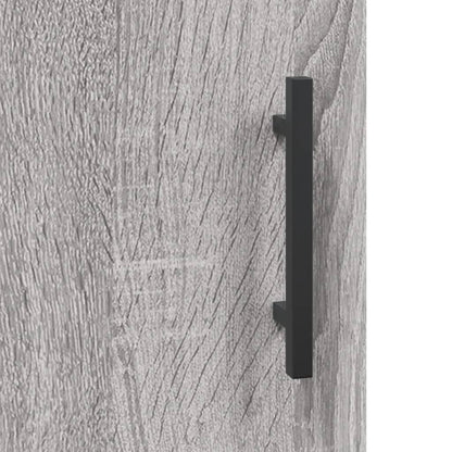 Skříň Highboard Šedá Sonoma 69,5 X 31 X 115 Cm Kompozitní Dřevo