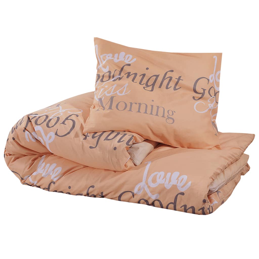 Sada Ložního Prádla 140 X 200 Cm Bavlna Růžová