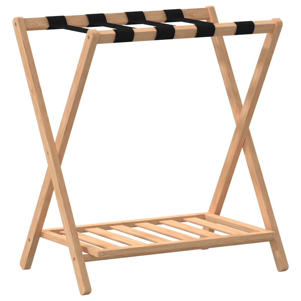 Stojan Na Zavazadlo 68,5 X 38 X 58 Cm Bambus