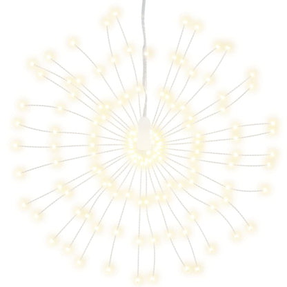 Vánoční Hvězdicová Světla 4 Ks 140 Teple Bílých Led Diod 17 Cm