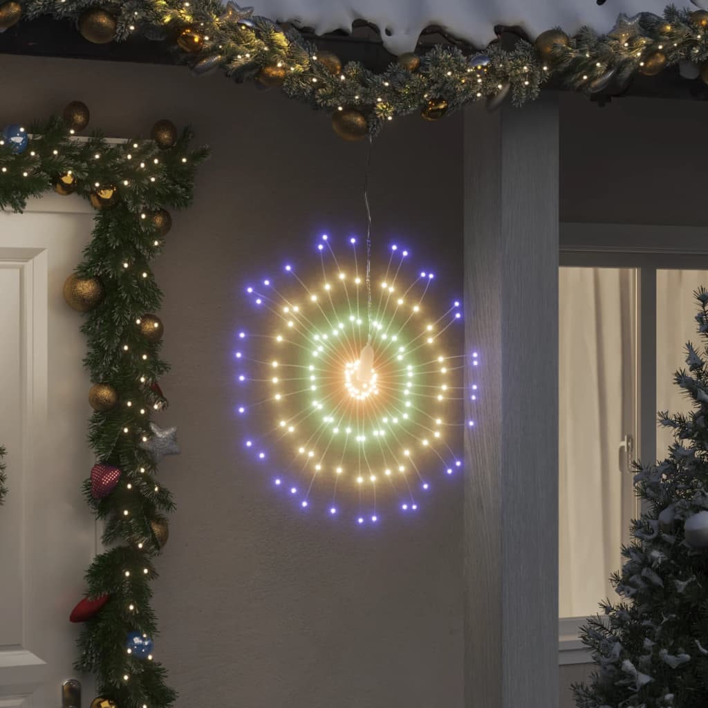 Vánoční Hvězdicová Světla 4 Ks 140 Ch Led Diod 17 Cm