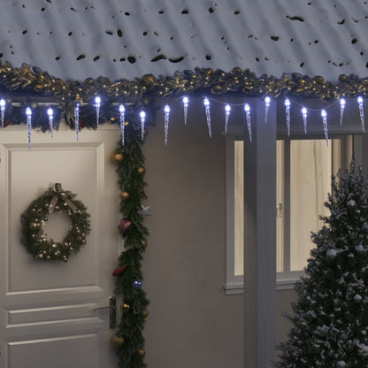 Vánoční Rampouchové Světlo 200 Led Diod 20 M Akryl Pvc Studená Bílá