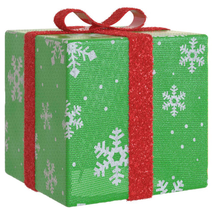 Svítící Vánoční Dárky 3 Ks 64 Teple Bílých Led