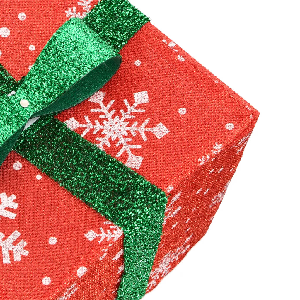 Svítící Vánoční Dárky 3 Ks 64 Teple Bílých Led