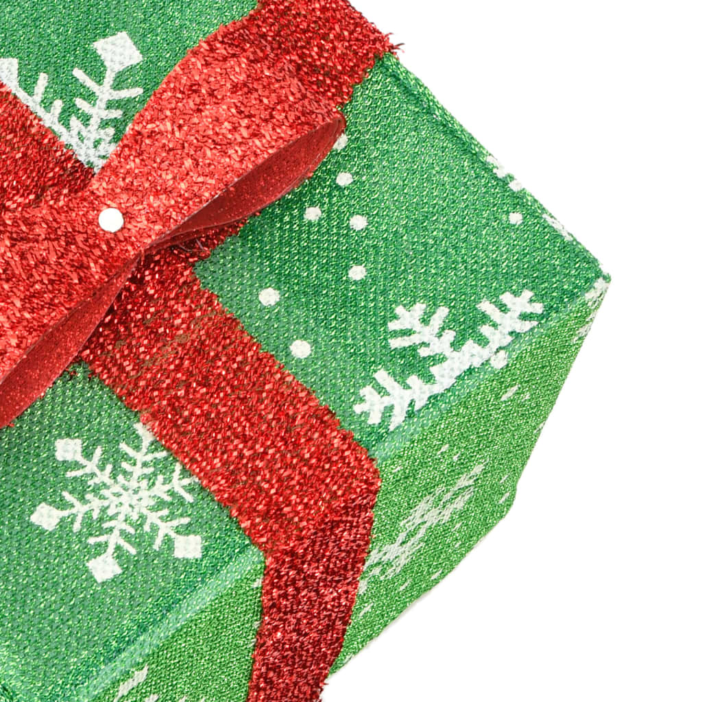 Svítící Vánoční Dárky 3 Ks 64 Teple Bílých Led