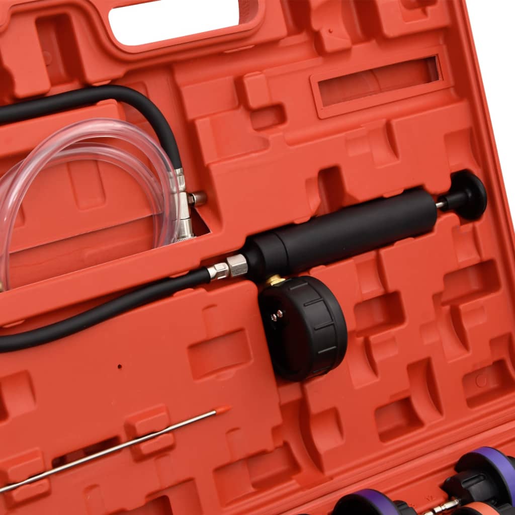 Tester Tlaku Chladicího Systému Červený 52 X 40,5 X 9,5 Cm