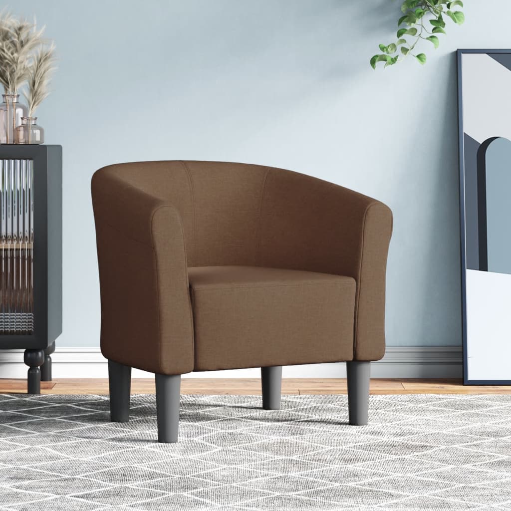 Klubové Křeslo S Podnožkou Modré Textil