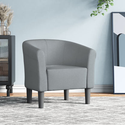 Klubové Křeslo S Podnožkou Modré Textil