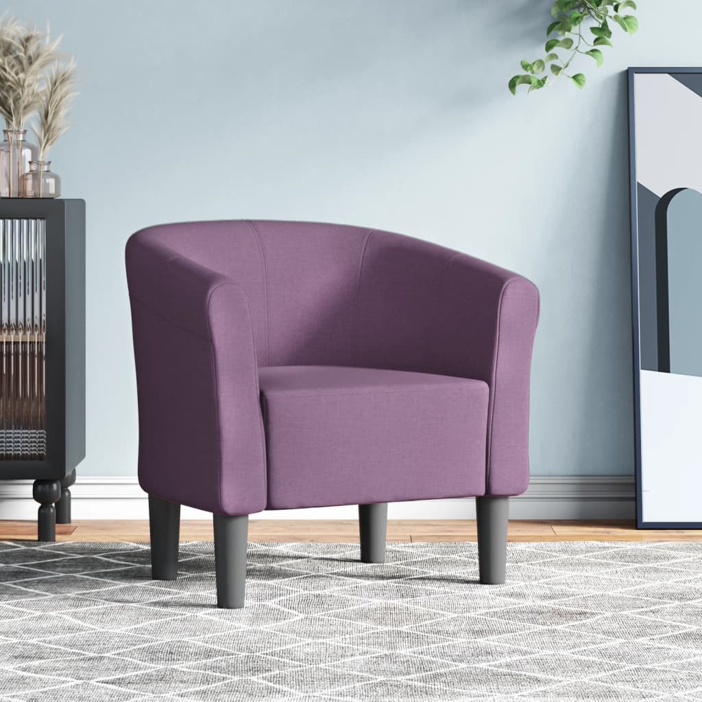 Klubové Křeslo S Podnožkou Modré Textil