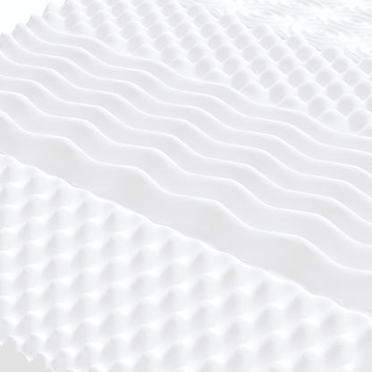 Pěnová Matrace Bílá 7 Zón Tvrdost 20 Ild