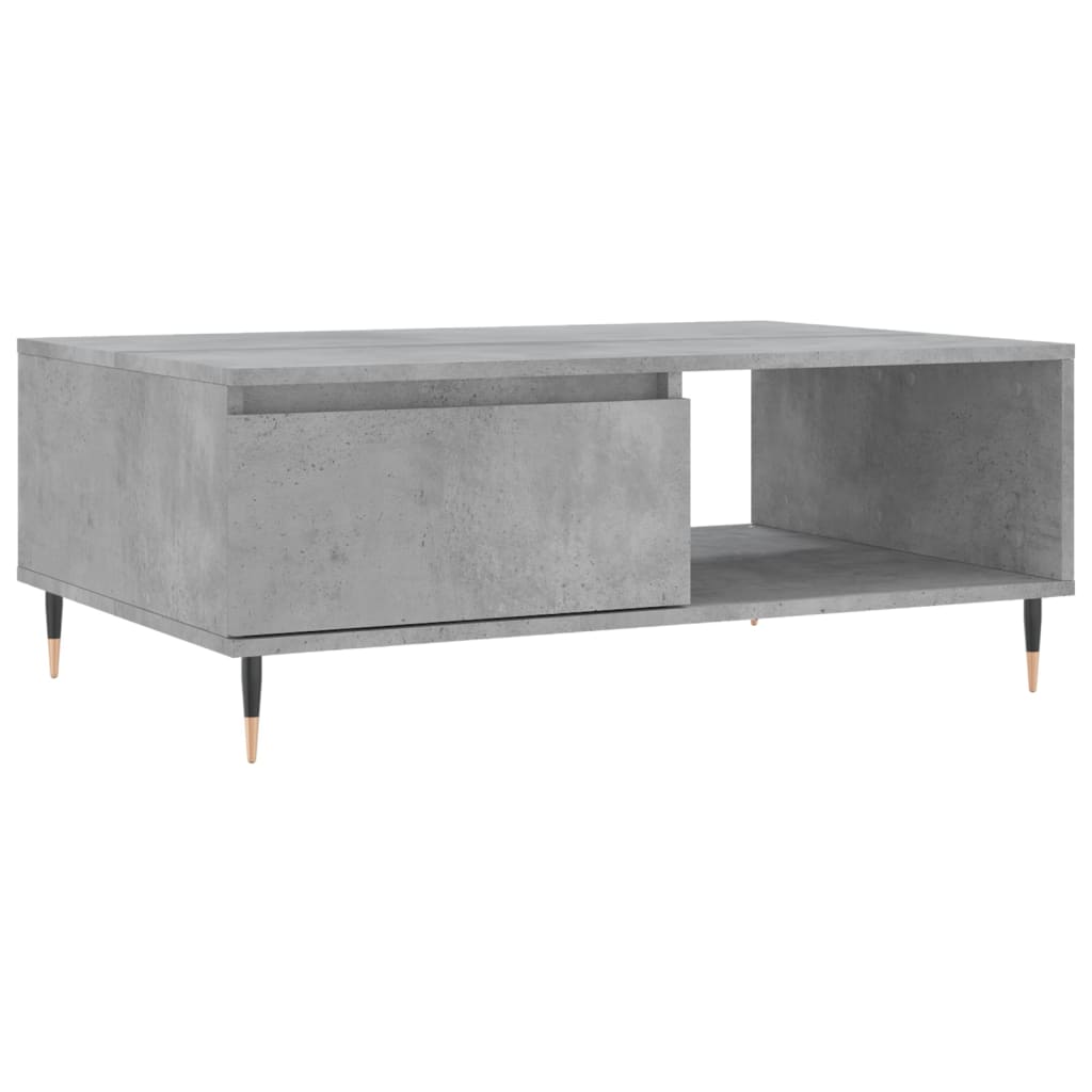 Konferenční Stolek Betonově Šedý 90X60X35 Cm Kompozitní Dřevo