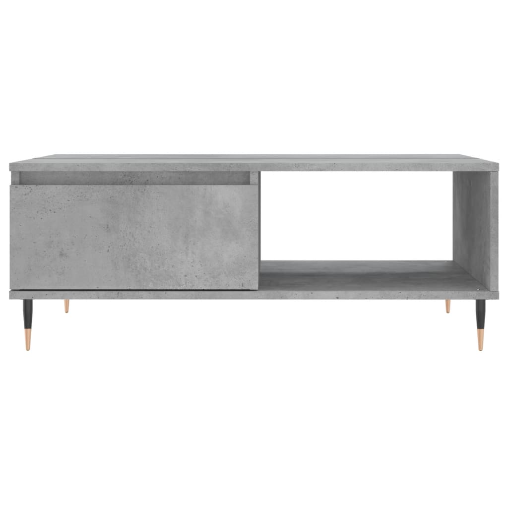 Konferenční Stolek Betonově Šedý 90X60X35 Cm Kompozitní Dřevo