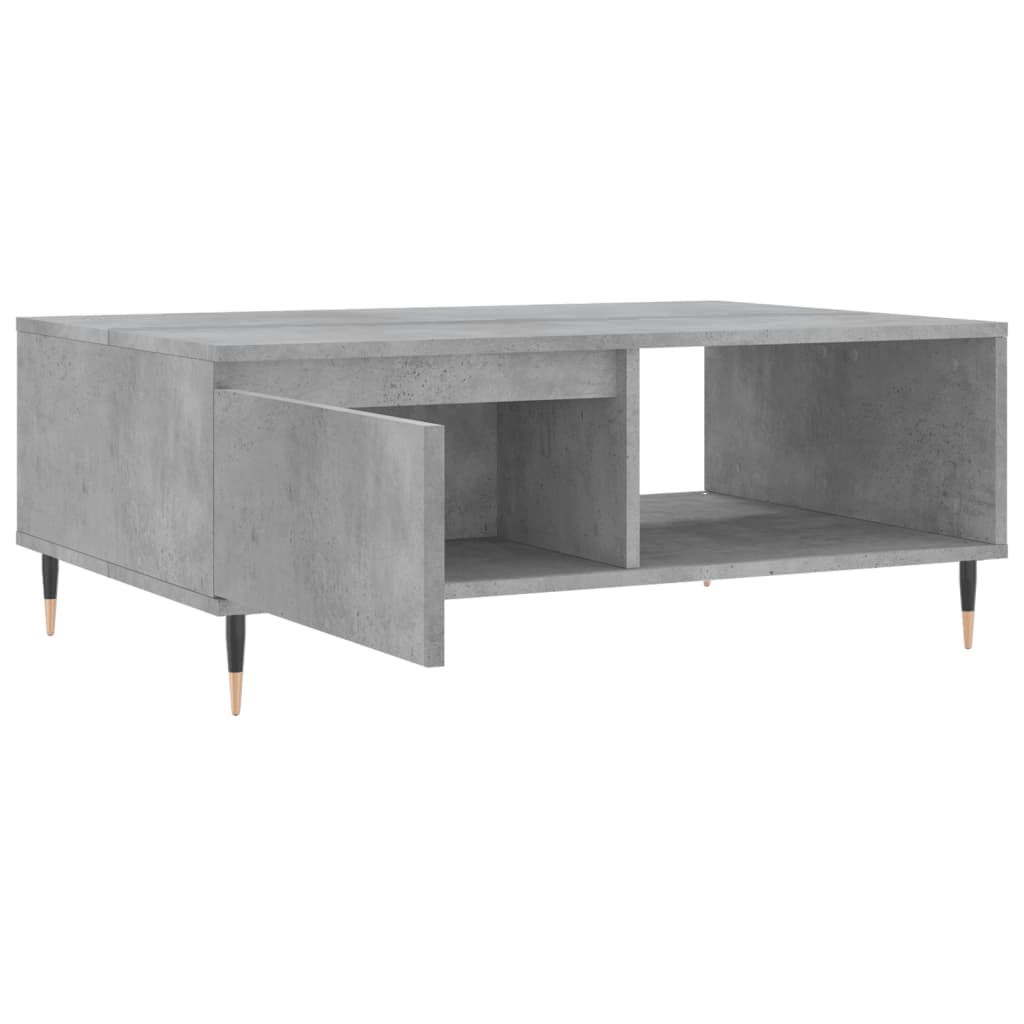 Konferenční Stolek Betonově Šedý 90X60X35 Cm Kompozitní Dřevo