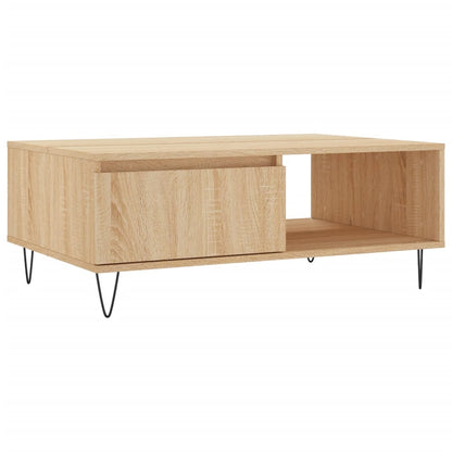 Konferenční Stolek 90 X 60 X 35 Cm Kompozitní Dřevo